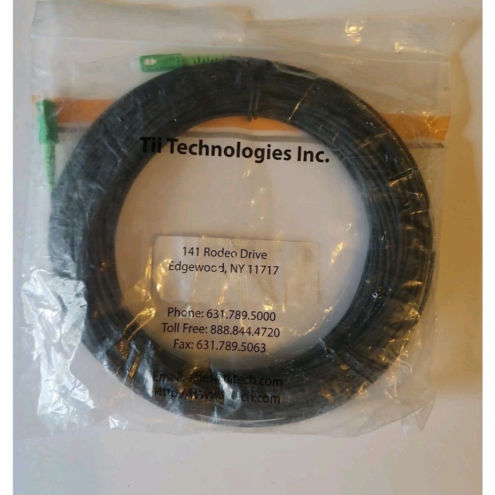 Fiber optic drop cable by Tii Technologies Inc. 100 Ft New From Manufacturer